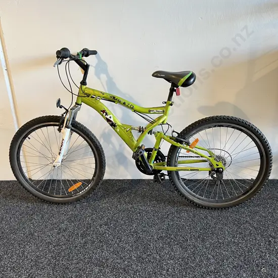Milazo Dual Suspension Shimano Equipped Green Mountain Bike