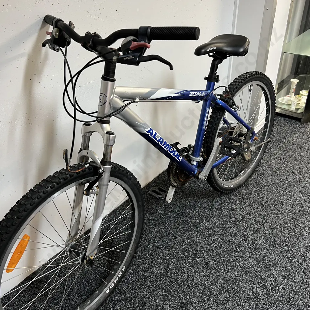 Silver/Blue Alamode MTN 1.0 Mountain Bike. 6061 Extra Light Aluminium Alloy Tubing Image 1++