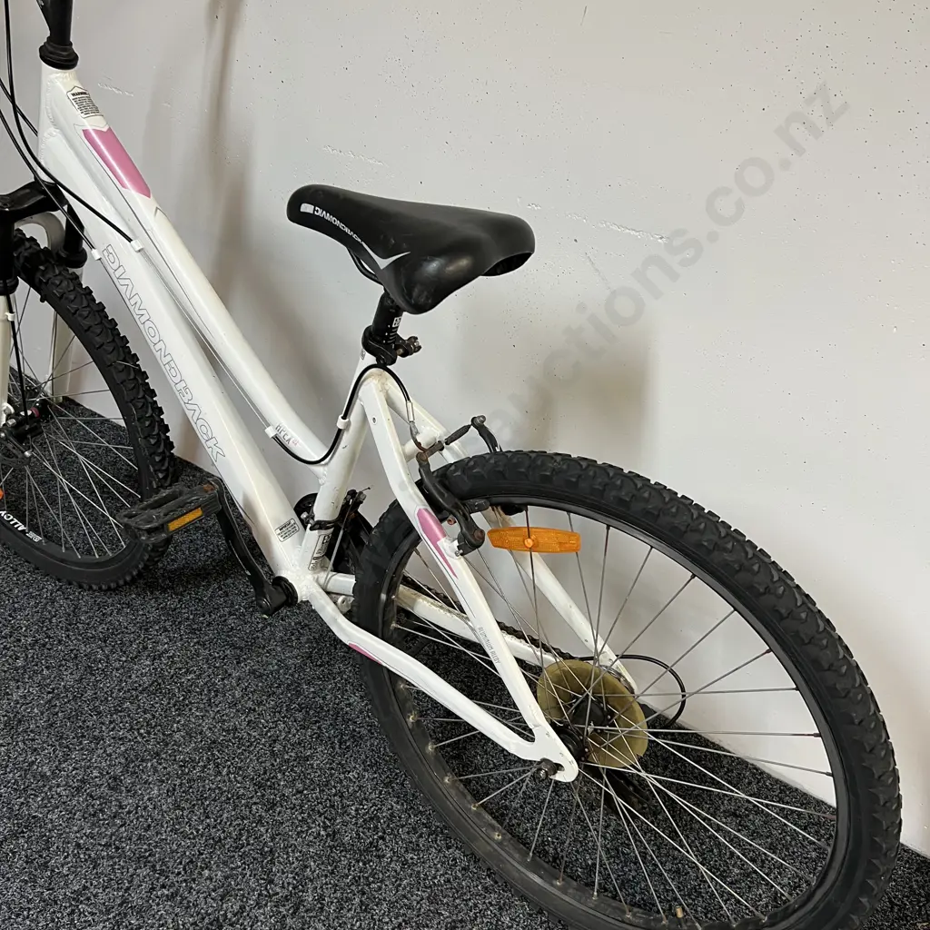 White Diamond Back ApexDX Bike Image 1++