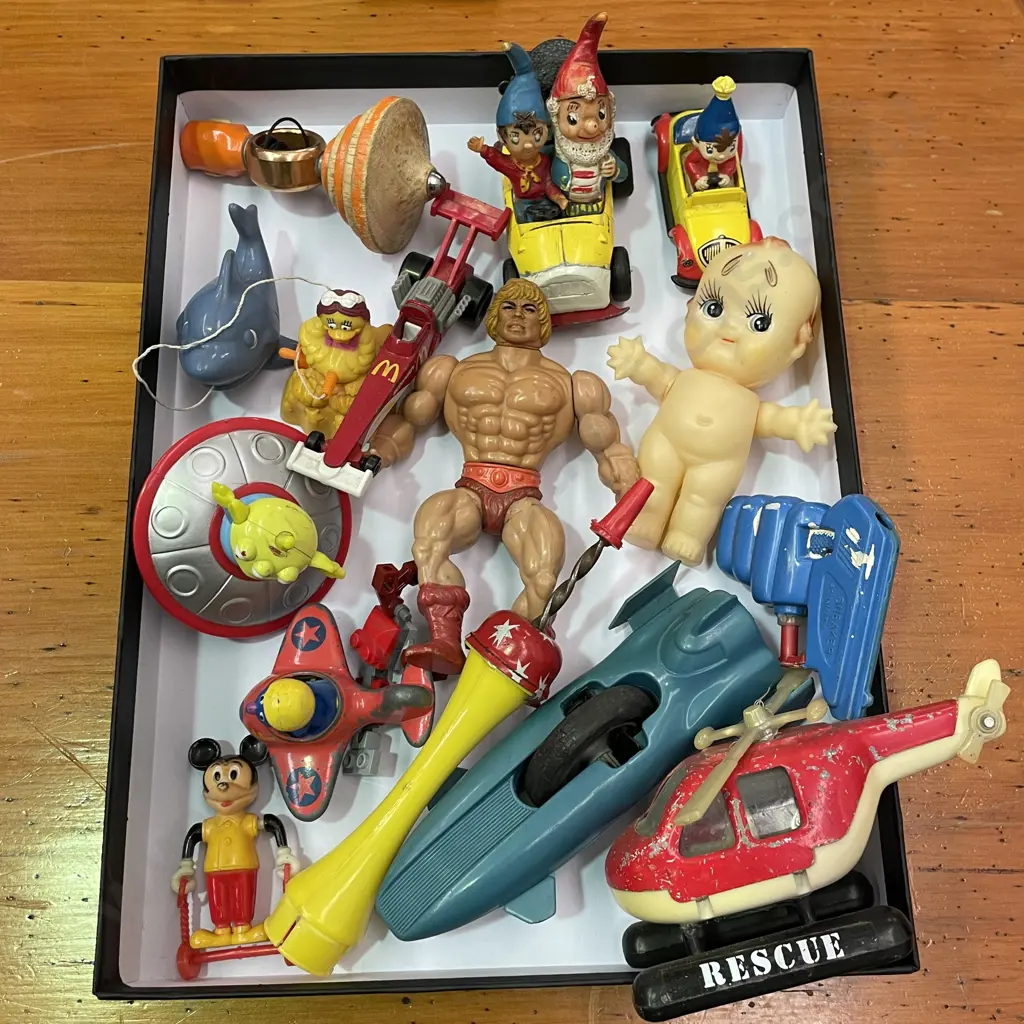 Box Lot of Assorted Vintage Toys Image 1++