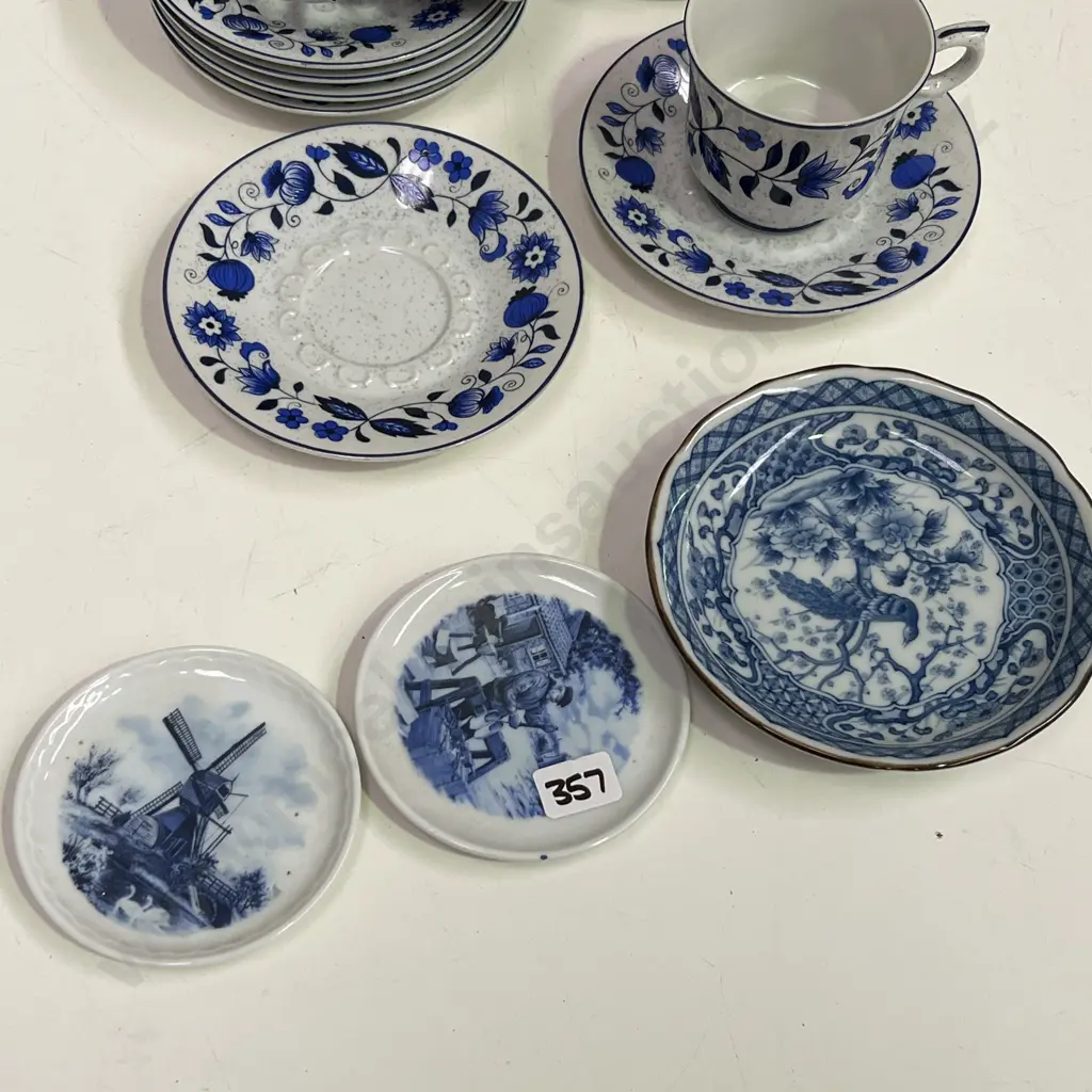 Royal Fine China Blue and White Duos etc Image 1++