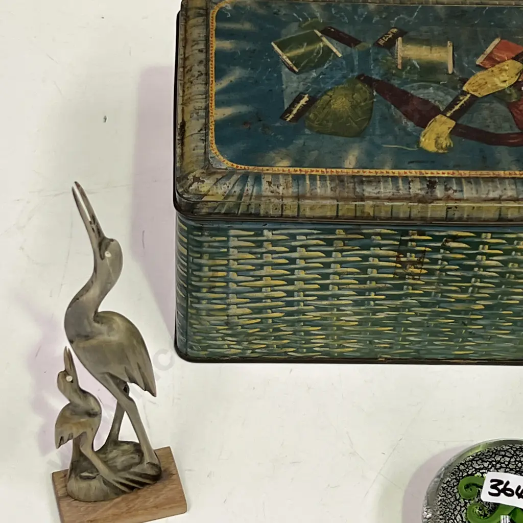 Vintage Collectable items including Bronze Duck, Cloisonne, Tin etc Image 1++