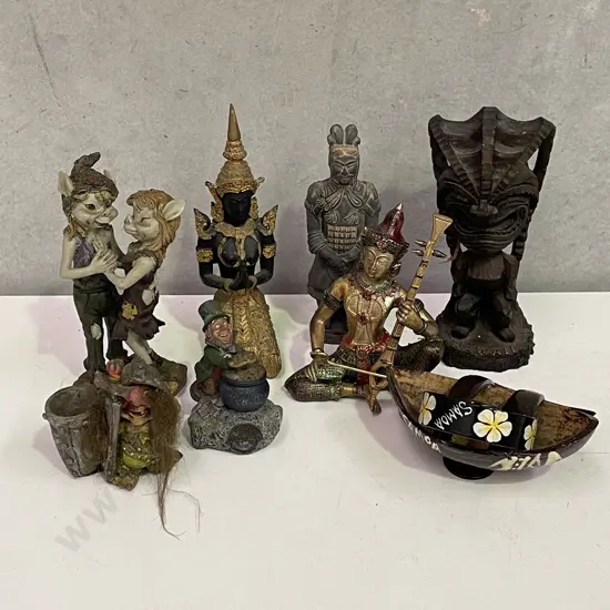 Assorted Figurine Ornaments