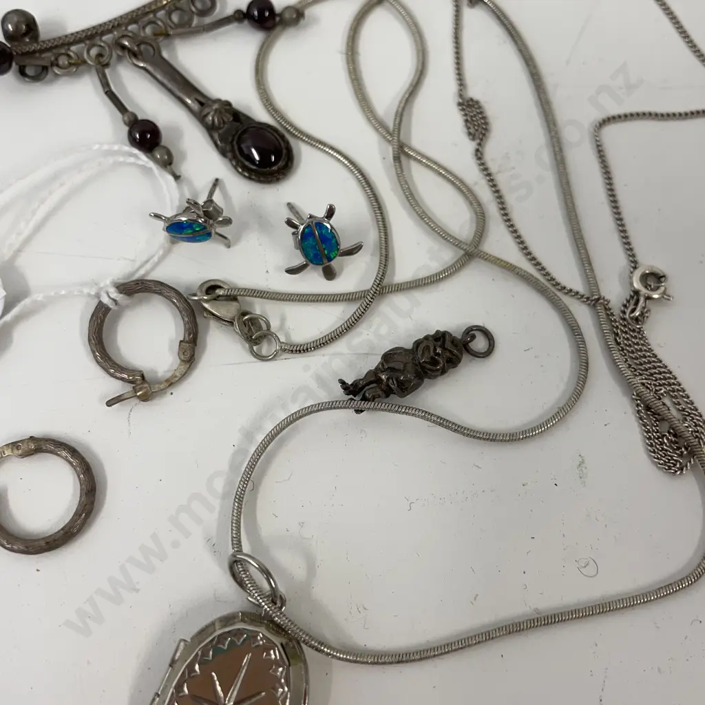 Silver Jewellery items: Some marked Sterling Silver Image 1++
