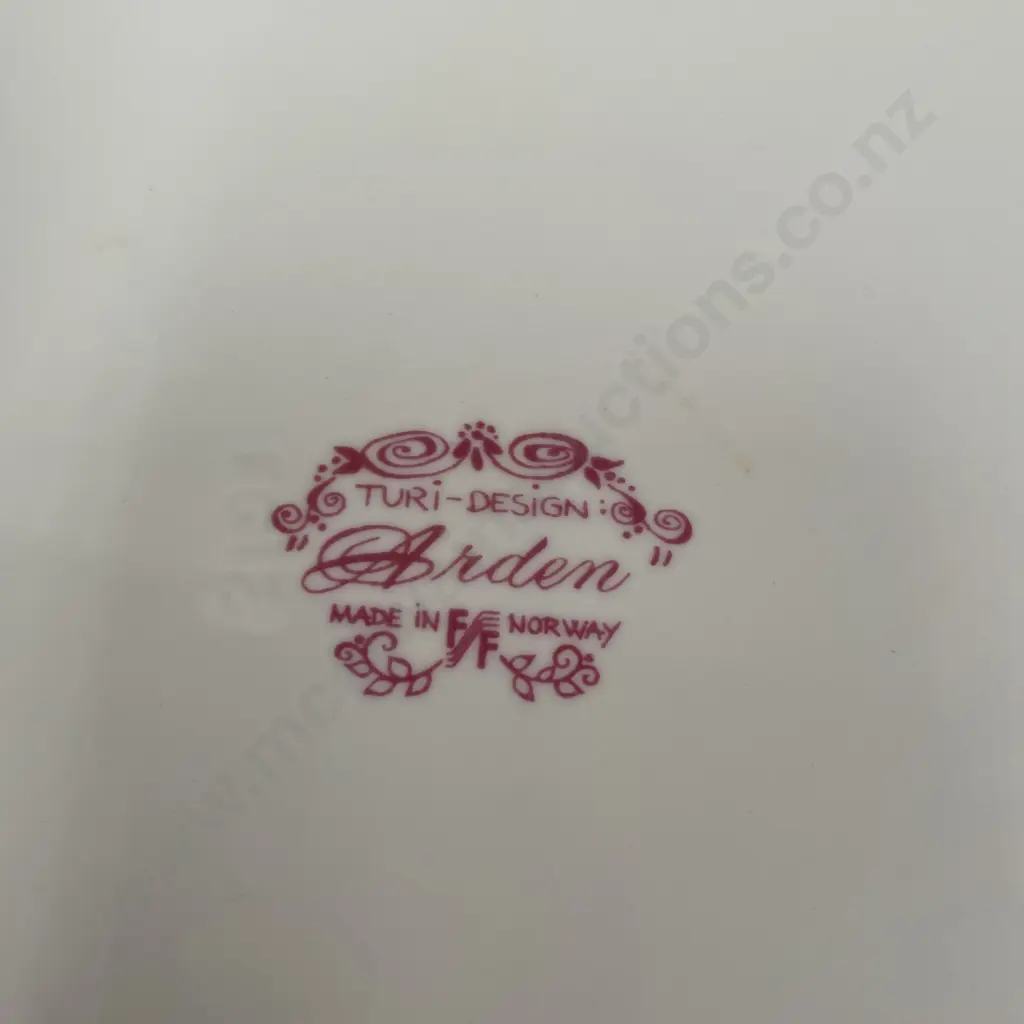 Mid Century Turi Design "Arden" platters. Made in Norway. Image 1++