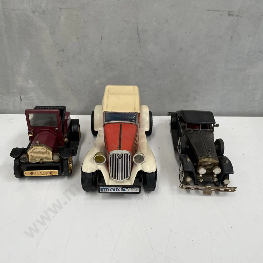 Vintage Model Cars x 3 (one is a lighter) Image 1++
