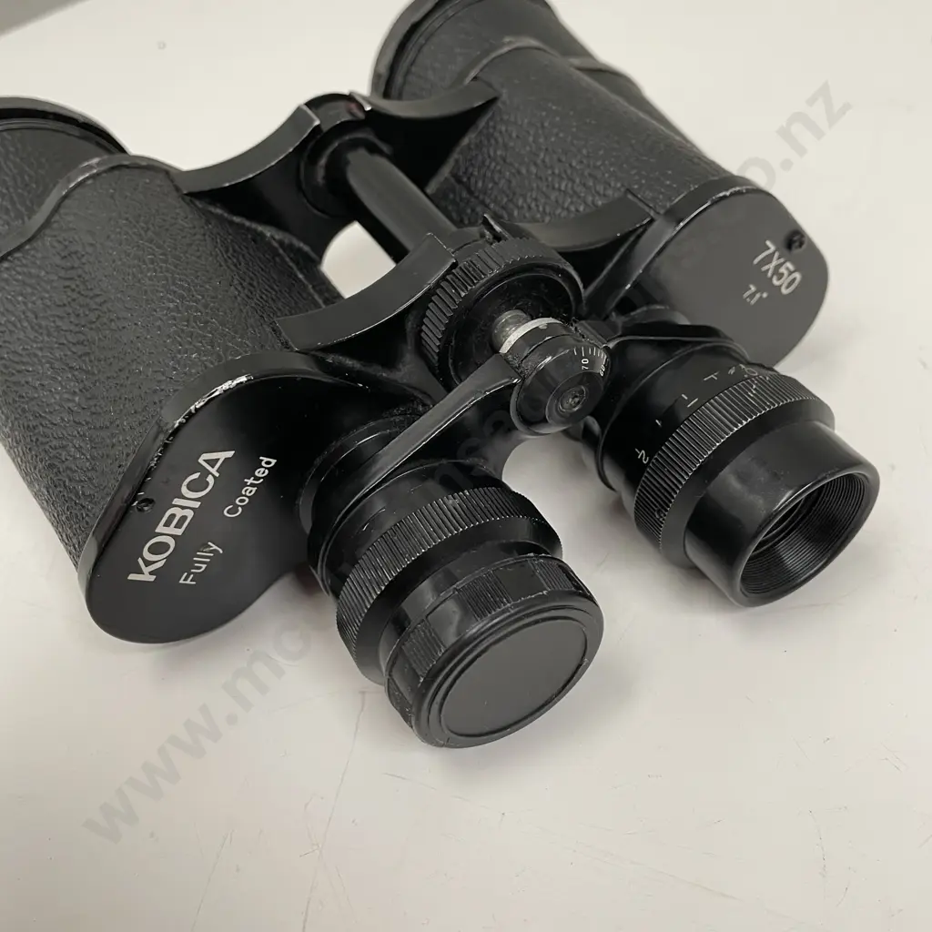 Vintage Kobica Binoculars in Case Image 1++