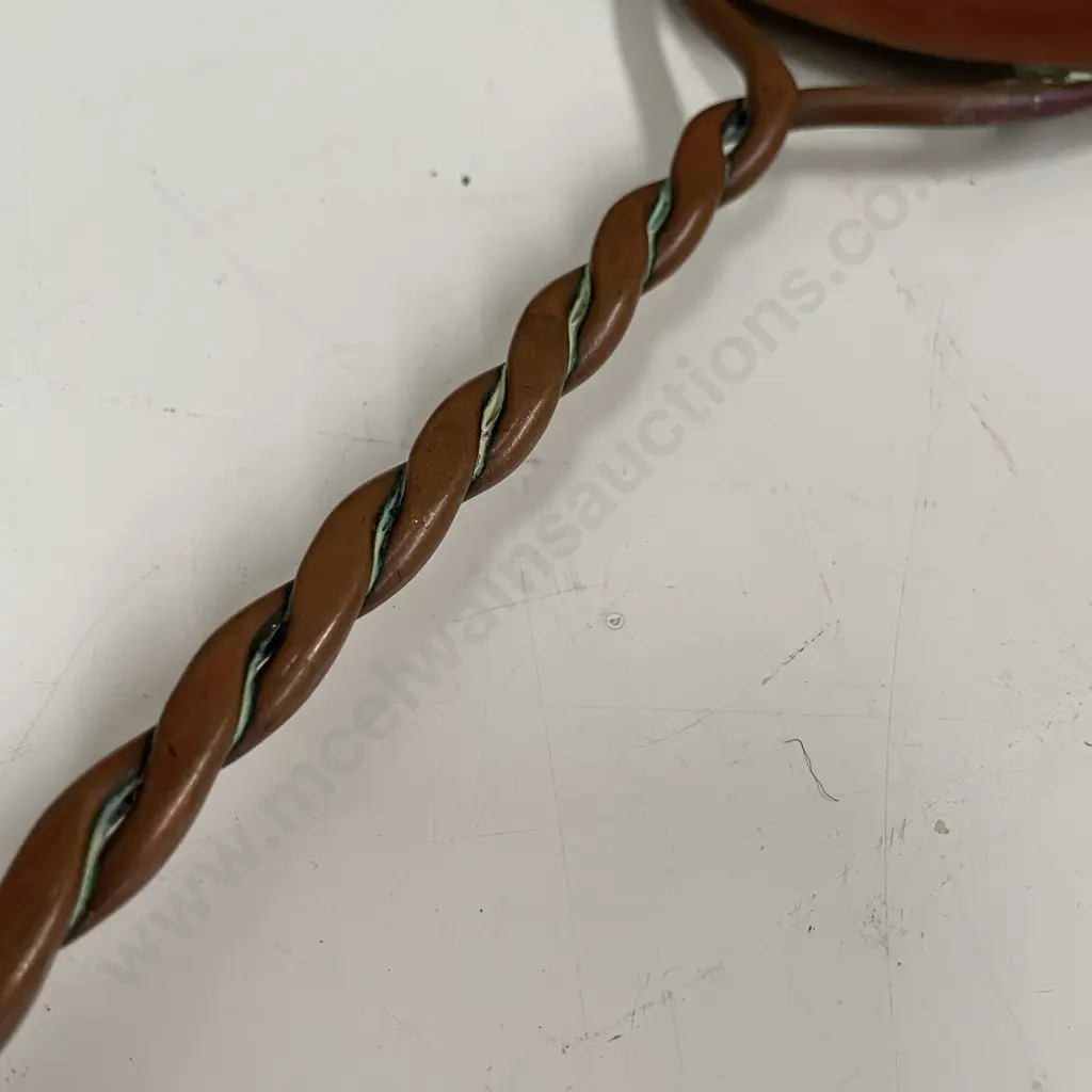Antique Copper Large Ladle/Scoop Twist Handle. L37cm Image 1++