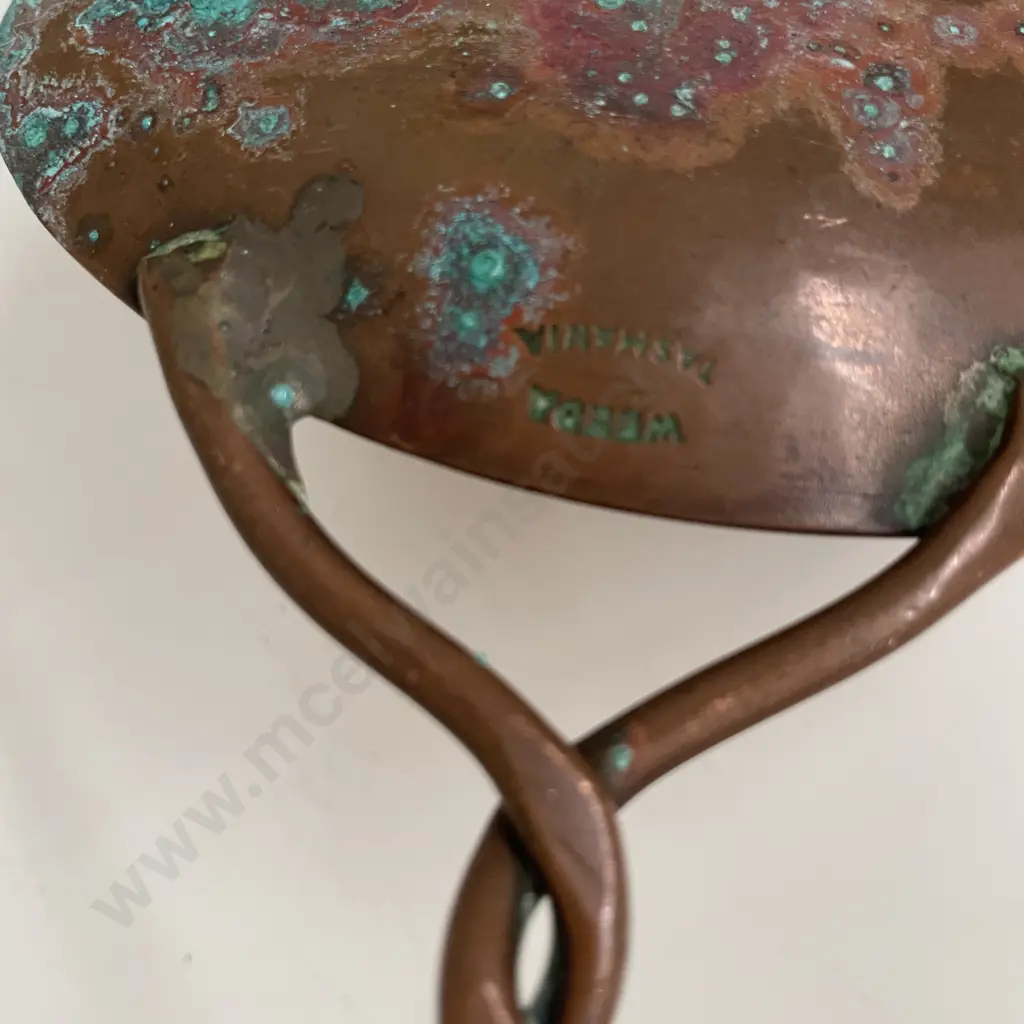 Antique Copper Large Ladle/Scoop Twist Handle. L37cm Image 1++