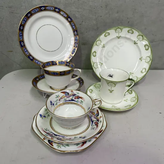Three Antique Trios: Allertons, Royal Albert and Blairs