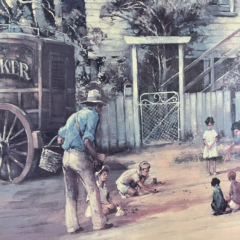 Framed Artwork. D'Arcy W. Doyle. "For Keeps" 85 x 80cm Image 1++