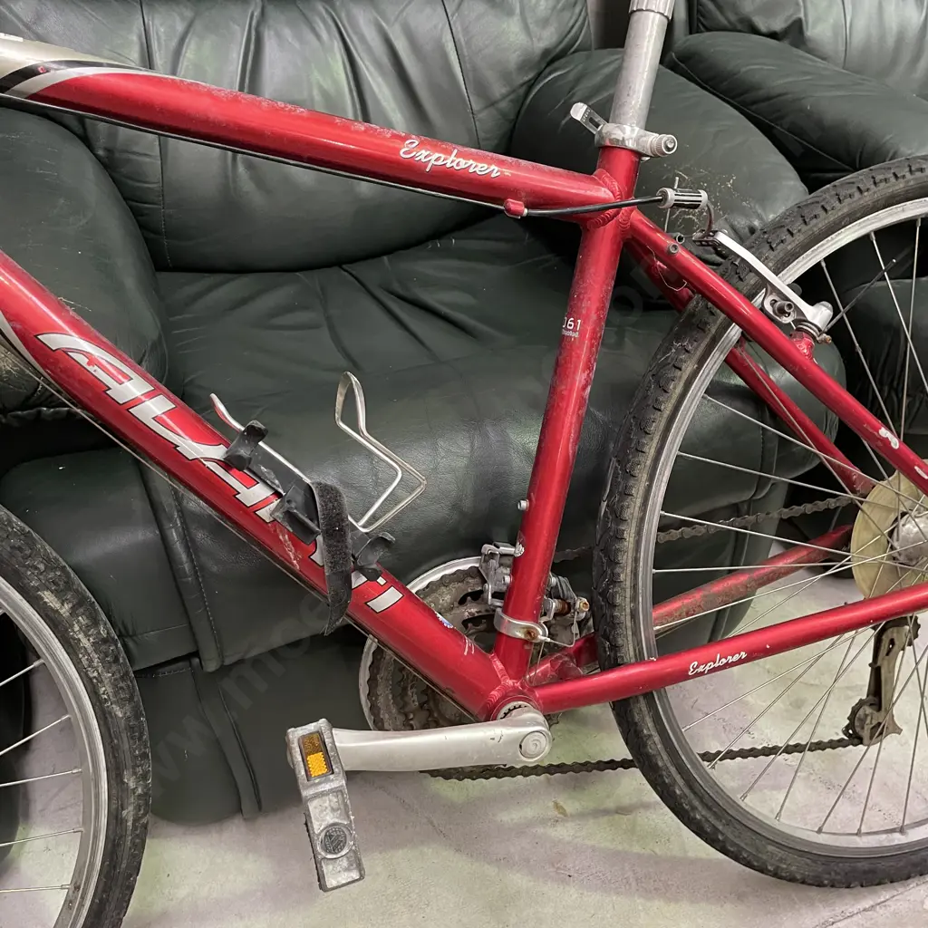 Avanti Explorer Bike Alloy Frame, Red and Silver, Medium Frame Image 1++