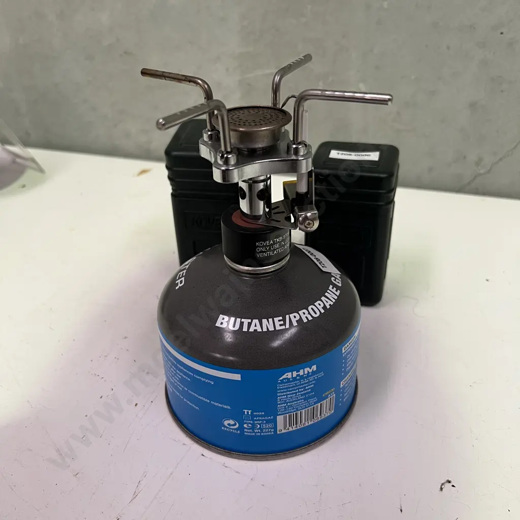 Pair of Kovea Portable Camping Stoves. Gas powered, does not include gas bottle Image 1++