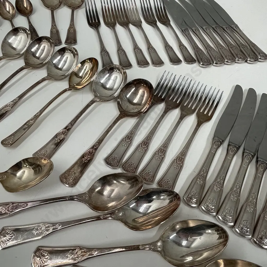 Vintage Rodd Silverware Cutlery Set - 43 pieces Image 1++