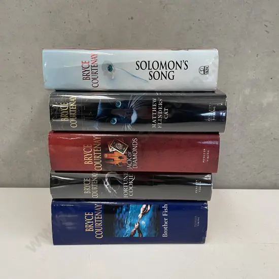Assorted Bryce Courtney Novels