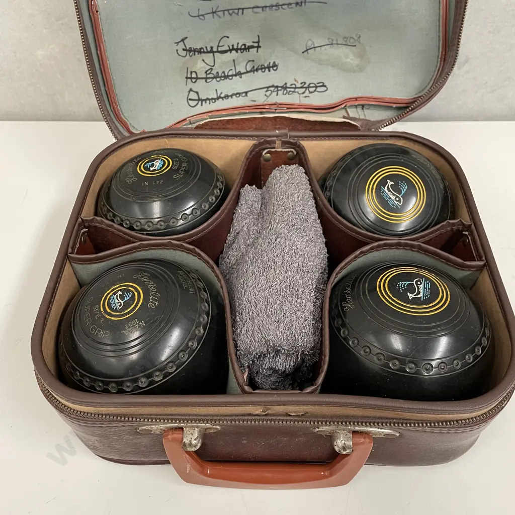 Set of Vintage Bowls in Original Vinyl Case Image 1++