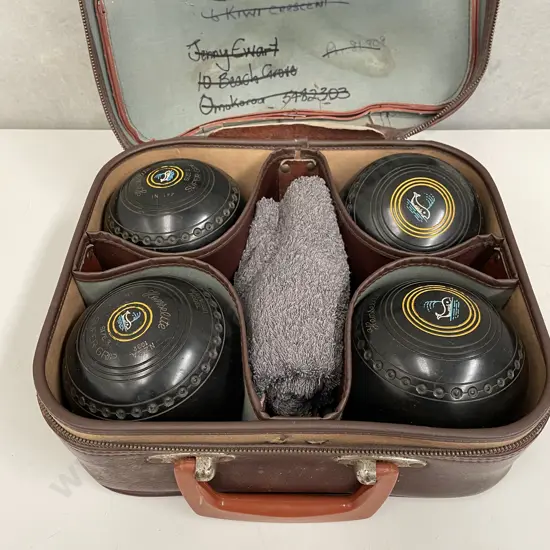 Set of Vintage Bowls in Original Vinyl Case