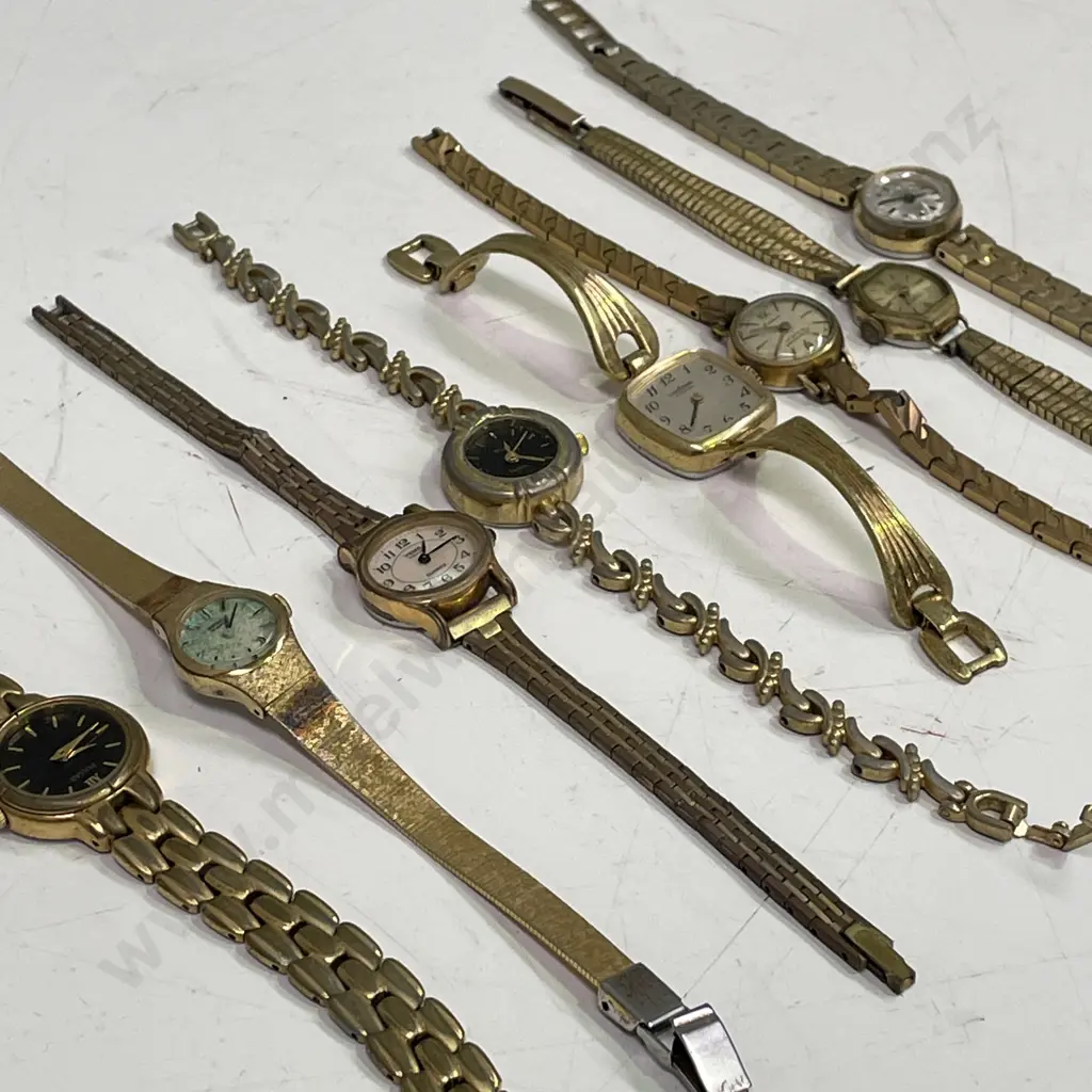 8 Vintage Ladies Watches Image 1++
