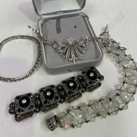 Vintage Diamante and Marcasite items