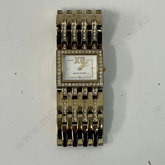 Pierre Cardin Watch with Diamante strap and face. Working