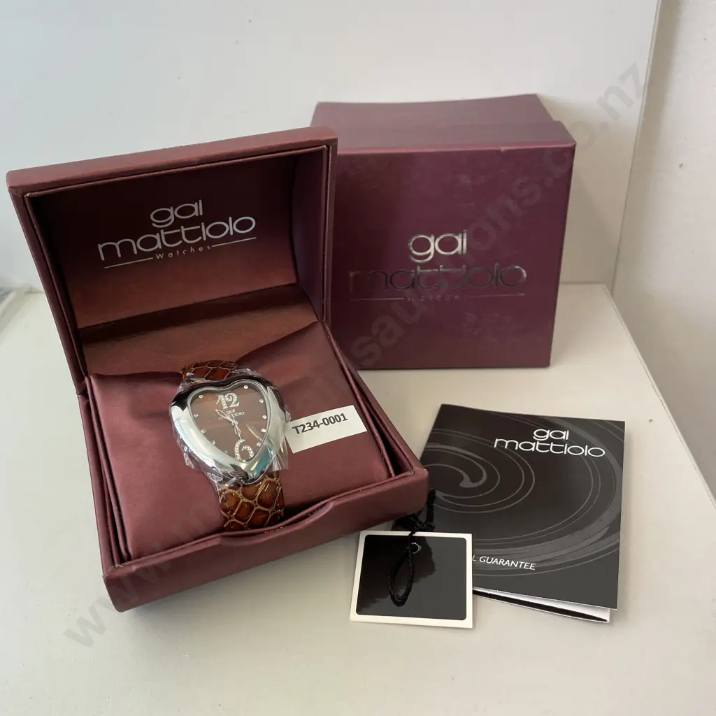 Gai Mattiolo Watch. As new in Box Image 1++