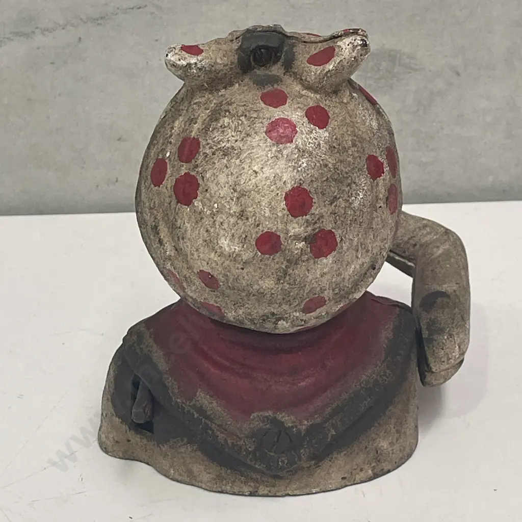Vintage Cast Iron Money Box Image 1++