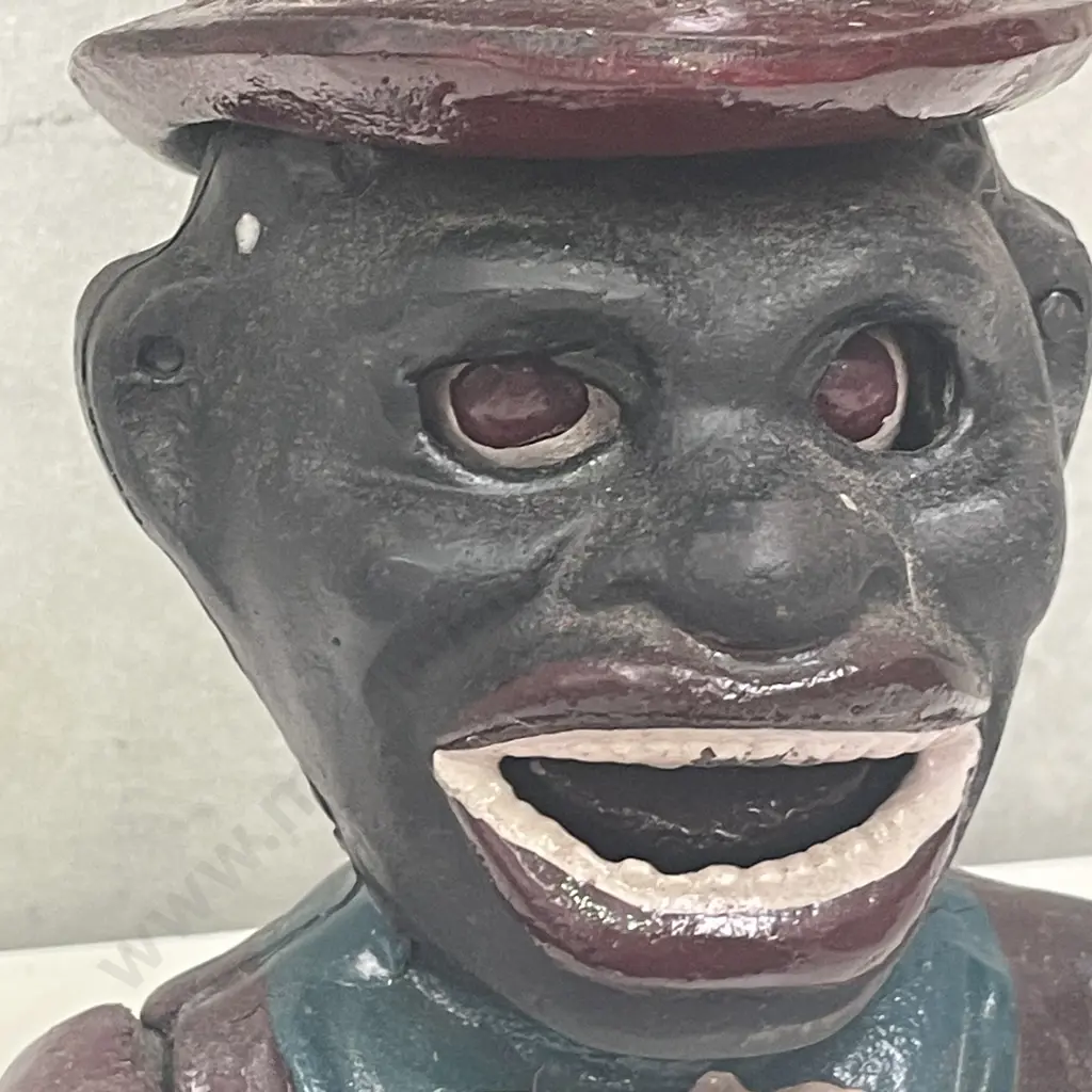 Vintage Cast Iron Money Box Image 1++