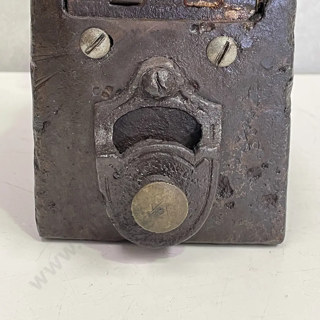 Antique Cast Box Coal Iron Image 1++