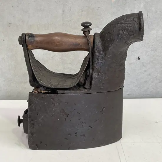 Antique Cast Box Coal Iron