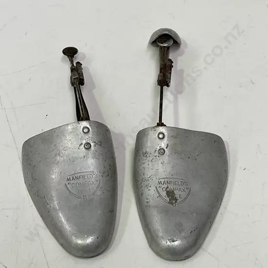 Pair of Vintage Manfield's "Compax" Tree Shoe Stretchers