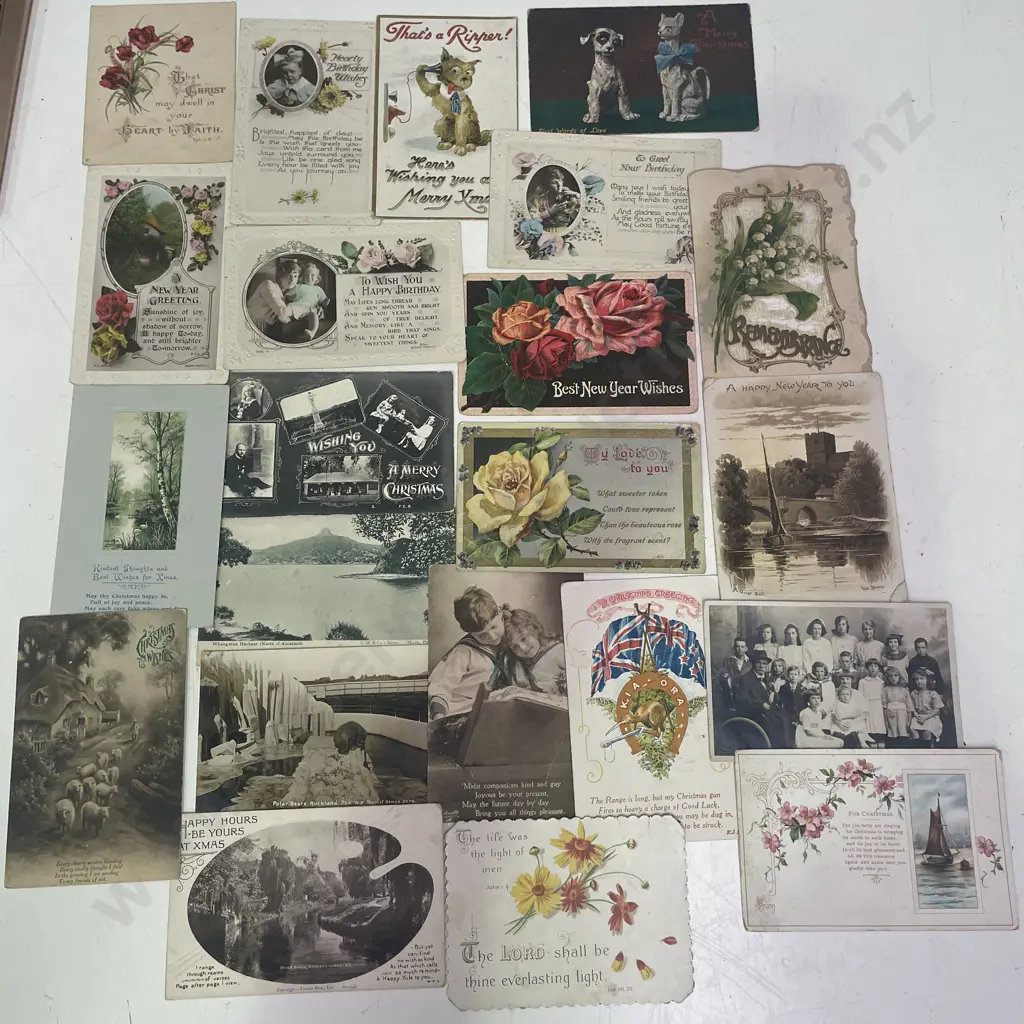 Assorted Vintage Postcards etc Image 1++