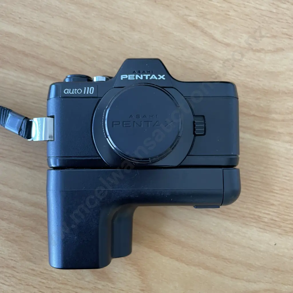 Vintage Pentax Auto 110 Camera with accessories including Hoya 49mm lens etc Image 1++