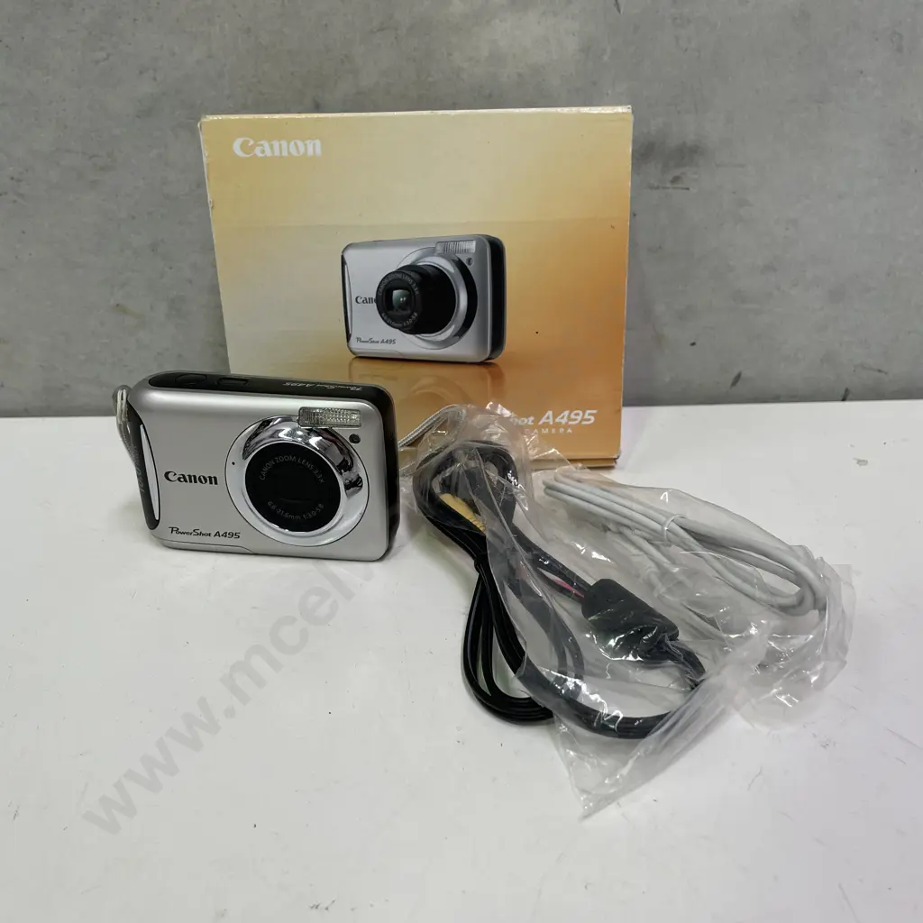Boxed Canon PowerShot A495 Camera Image 1++