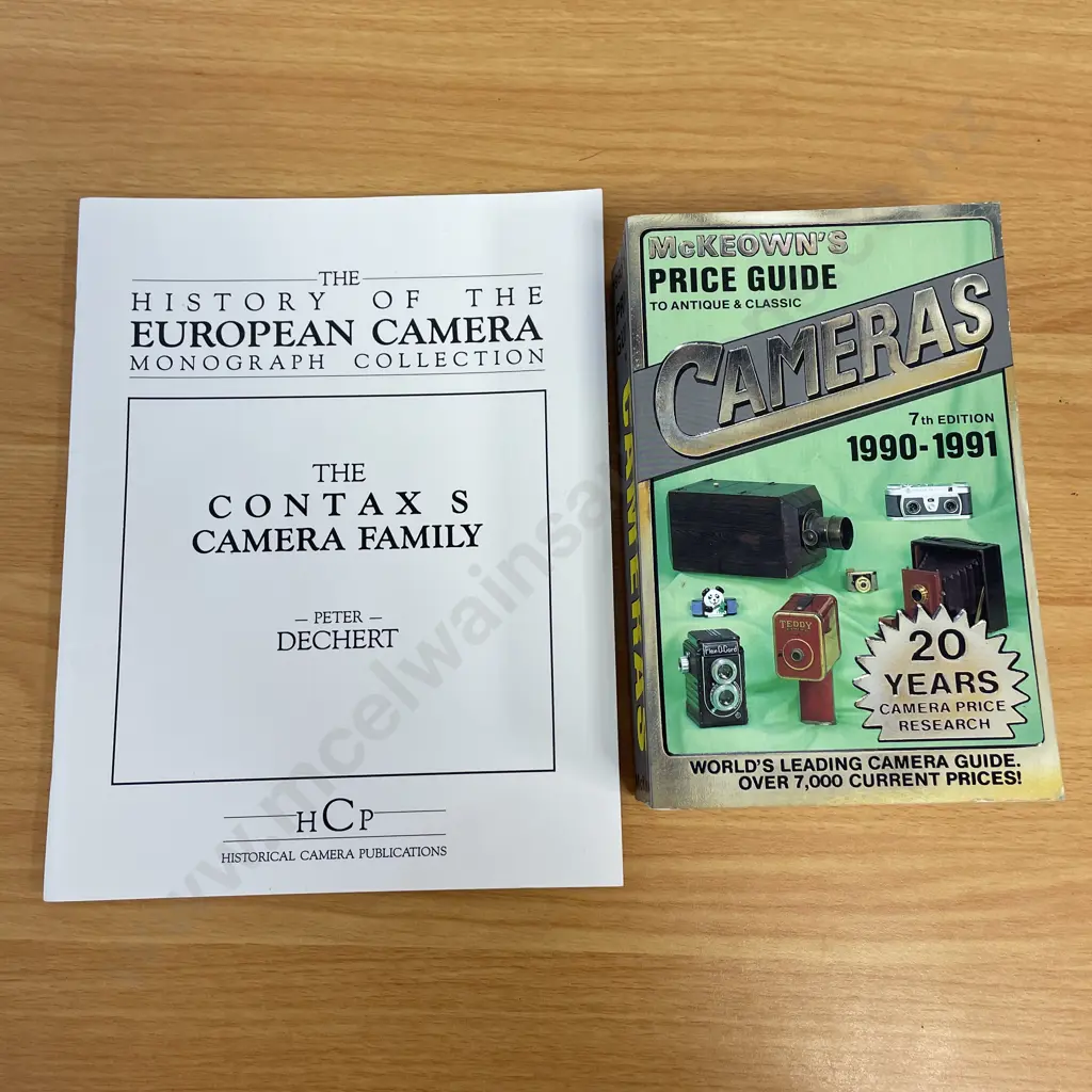 Camera Reference Books: McKeown's Price Guide to Antique Cameras 7th Edition and The History of European Camera Image 1++