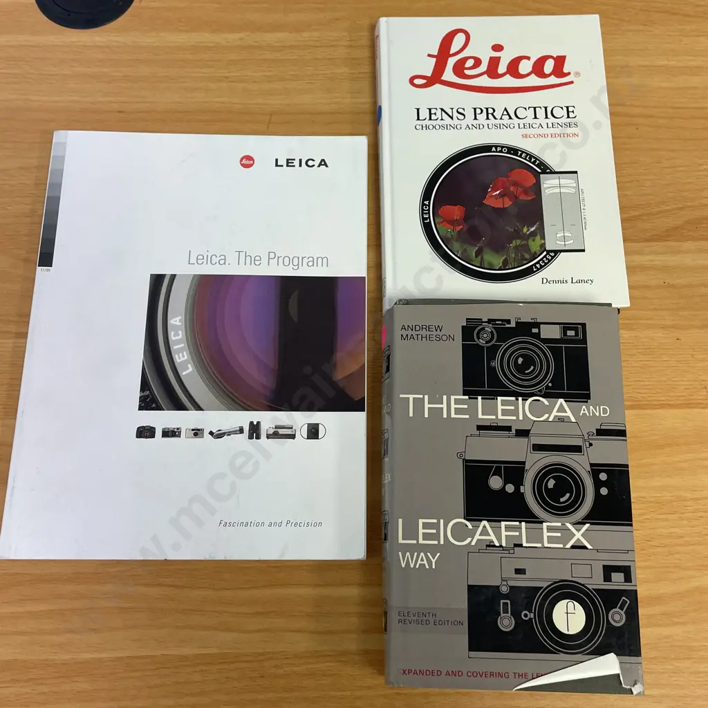 Camera Reference Books: Leica Lens Practice, The Leica and Leicaflex Way, Leica, The Program Image 1++