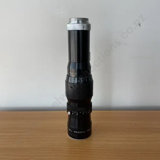 Soligor Miranda F=250mm 1:45 Lens. Made in Japan. No. TY 98787