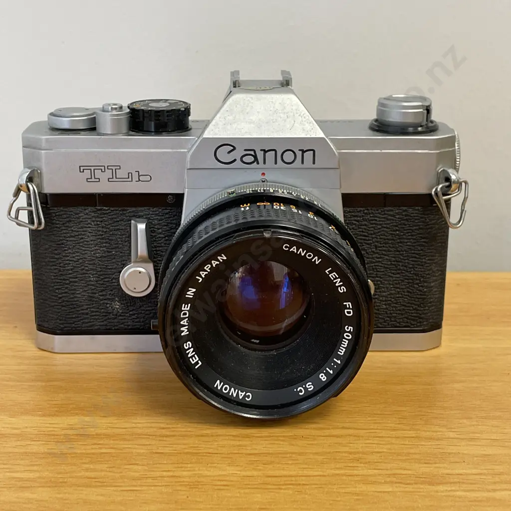 Vintage Canon TLb Camera with Canon FD 50mm Lens Image 1++