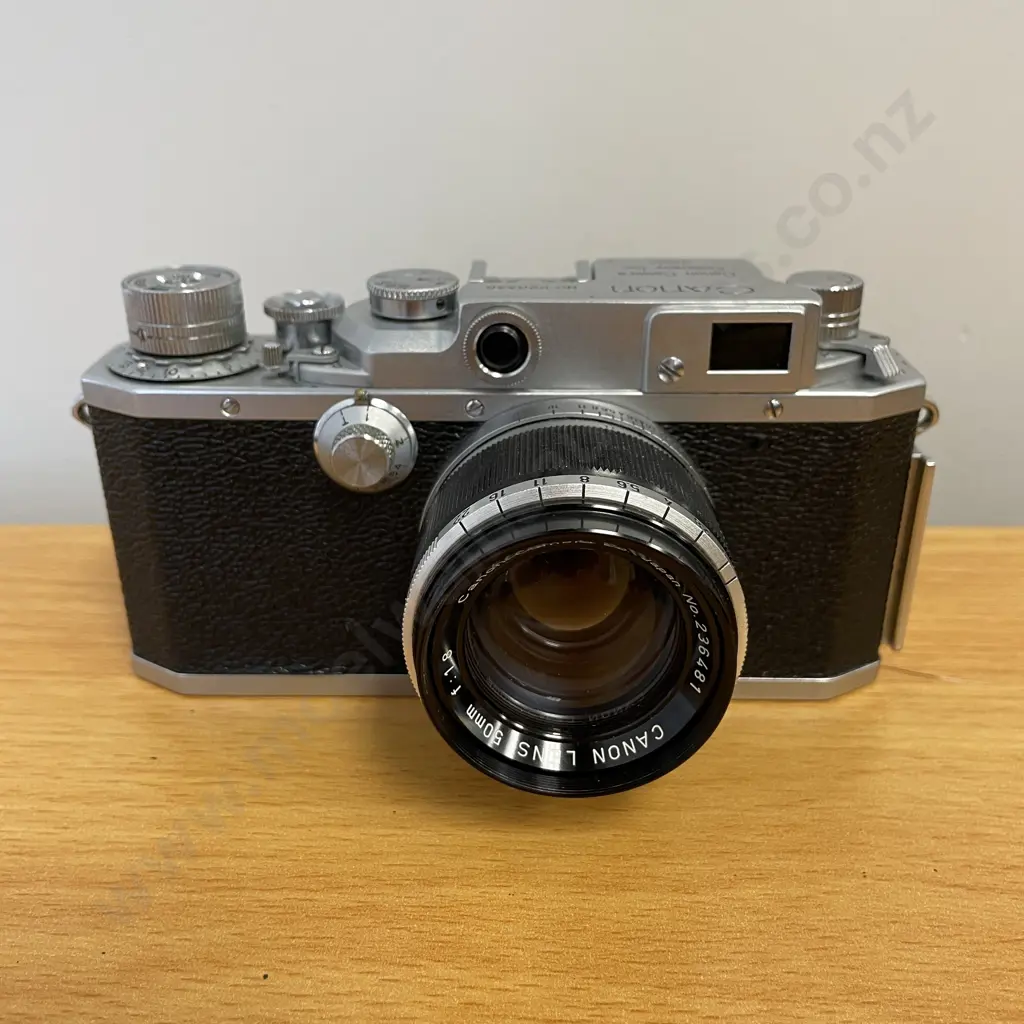 Vintage Canon IIS2 Camera No. 228338 with 50mm Canon Lens No. 236481 Image 1++