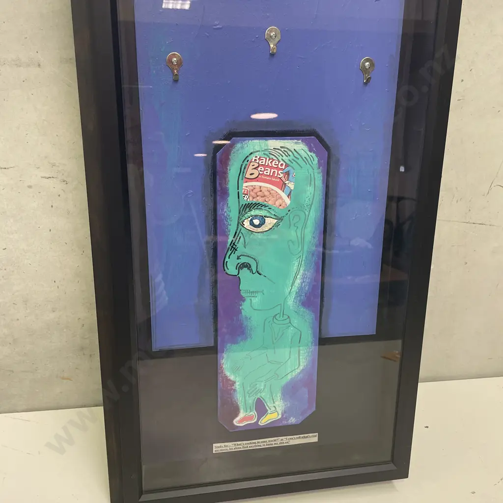 Orginal Jeremy Roberts Abstract Artwork. Boxed framed and glazed. 110x43 Image 1++