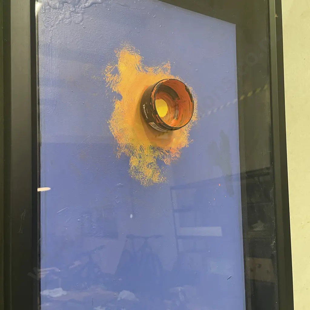 Orginal Jeremy Roberts Abstract Artwork. Boxed framed and glazed. 110x43 Image 1++