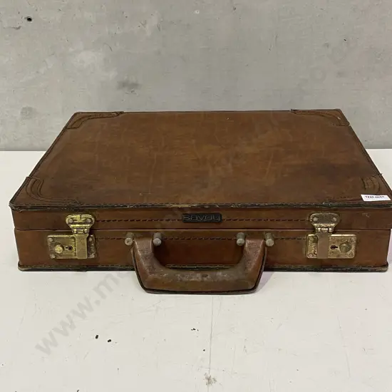 Vintage Savoy Leather Brief Case