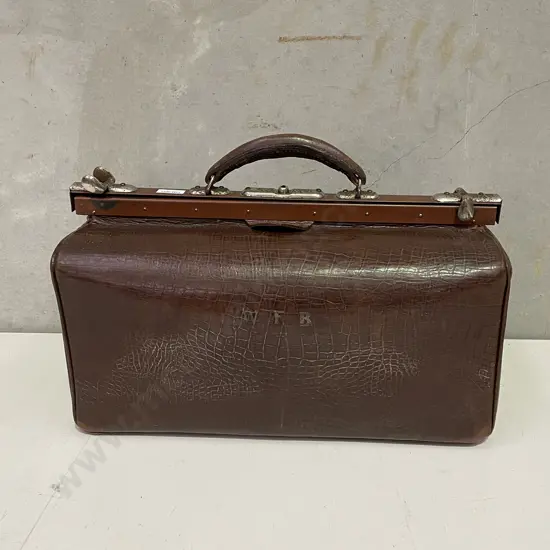 Antique Leather Doctors Bag