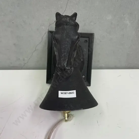 Cast Iron hanging Horse Door Bell