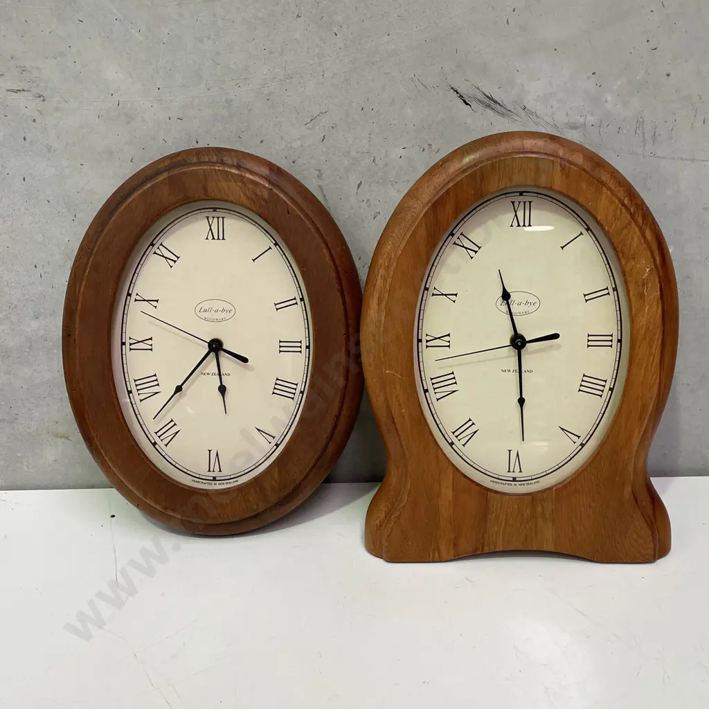 Two Oval Lull-a-Bye Clocks Image 1++