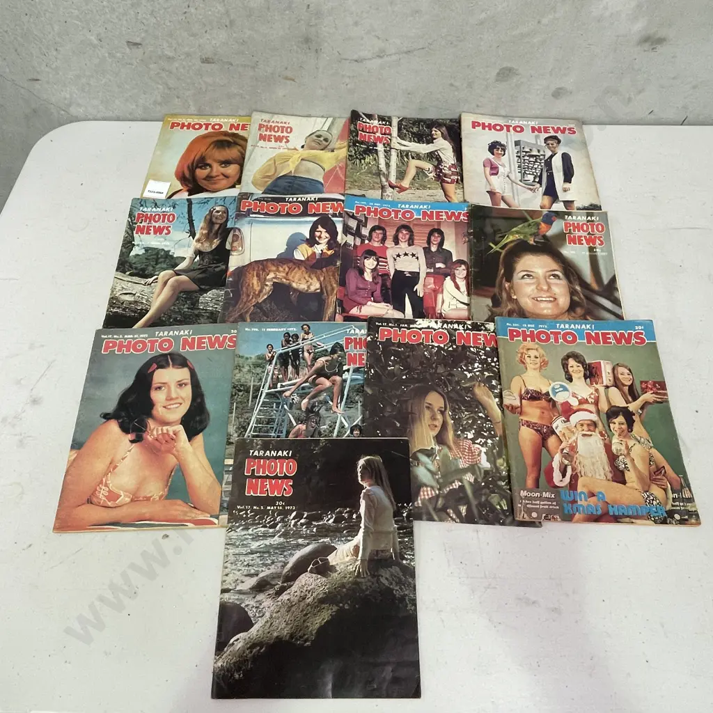 Assortment of Taranaki Photo News magazines Image 1++