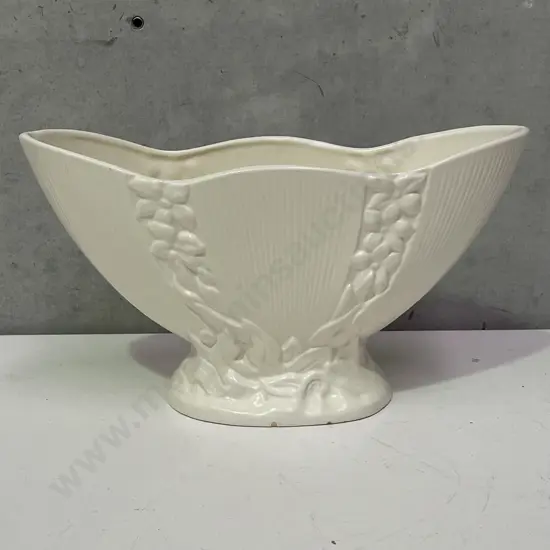 Vintage Crown Lynn Vase/Trough. H17, W30, D12cm. Small af to base as shown