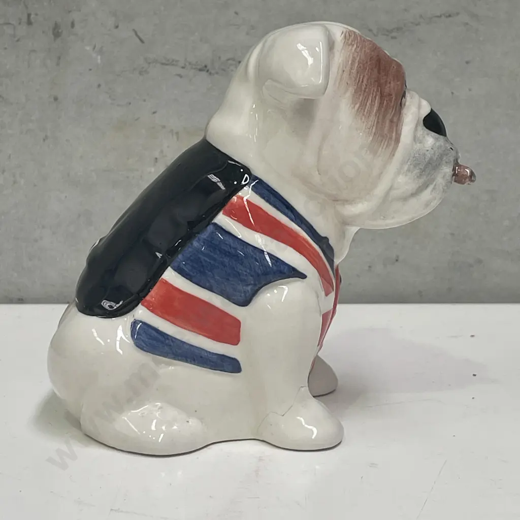 Staffordshire England Bristish Bulldog Figurine H11cm Image 1++