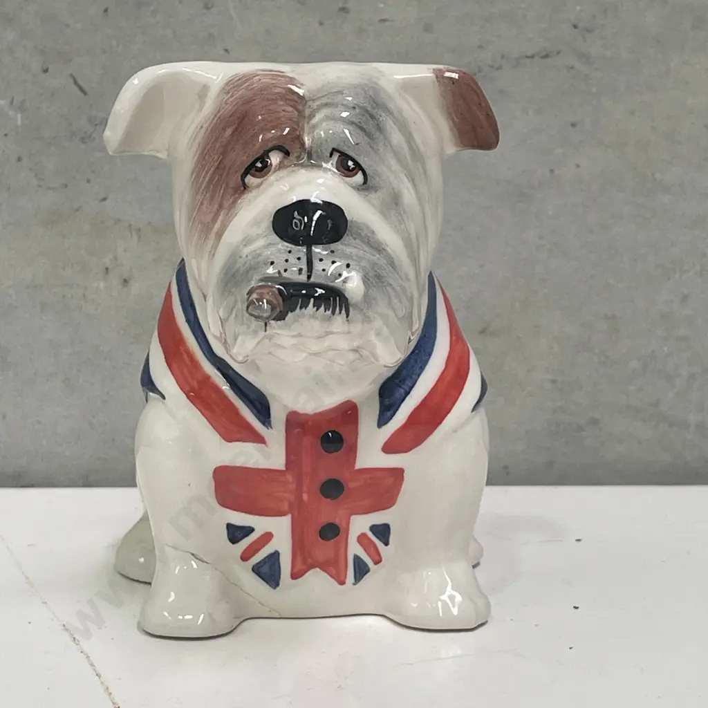 Staffordshire England Bristish Bulldog Figurine H11cm Image 1++
