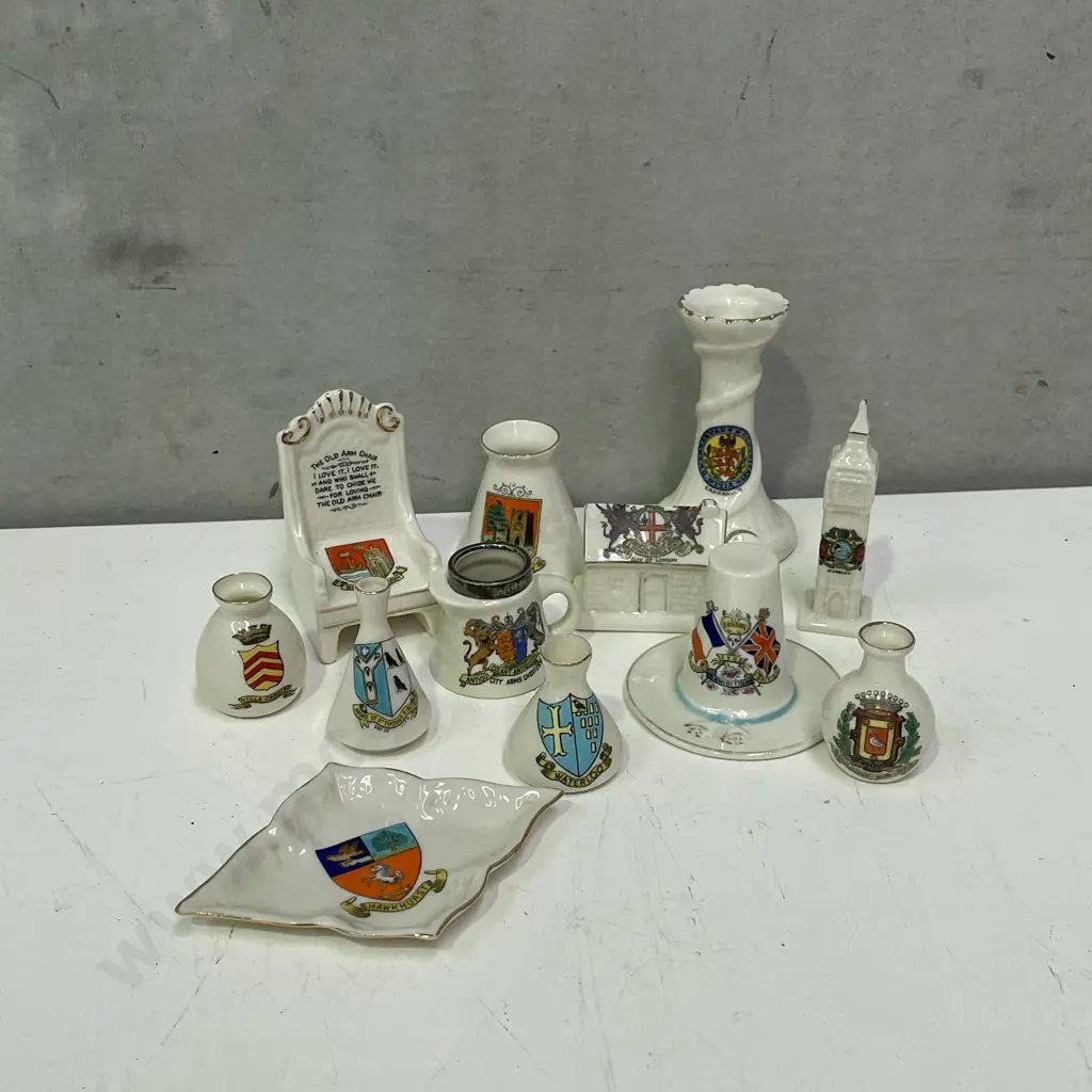 Assorted Vintage Crested Porcelain items Image 1++