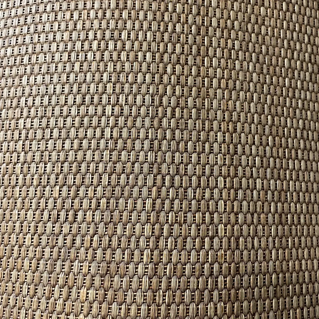 Large Mid Century Woven Standing Lamp Shade Image 1++